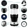 Акумулаторна LED лампа за къмпинг с фенерче 1W + 6 LED WB-7088A, Слънчев панел и USB, Дръжка , снимка 8