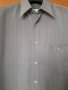 Мъжка риза с дълъг ръкав Brothers classic сива голям размер, снимка 4