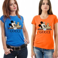 Тениска GUCCI Disney Mickey Mouse принт Модели,цветове и размери, снимка 7 - Тениски - 28097563