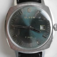 SLAVA, 21 jewels, ръчно навиване, made in USSR, снимка 1 - Мъжки - 30053901