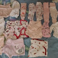 Бебешки дрехи 0-6 момиче+подаръци Baby girl clothes, снимка 4 - Други - 39621535