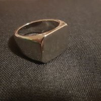 Мъжки елегантен стоманен пръстен бижу , снимка 4 - Пръстени - 35533240