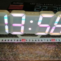 RGB LED часовник Auriol, снимка 9 - Стенни часовници - 40259772
