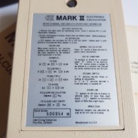 Ретро електронен калкулатор MARK ll JSE made in USA., снимка 3 - Други ценни предмети - 42607173