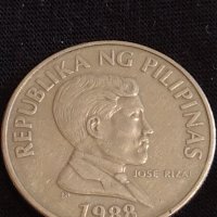 Стара монета 1 писо 1988г. Филипините рядка за КОЛЕКЦИОНЕРИ 30250, снимка 4 - Нумизматика и бонистика - 44351288