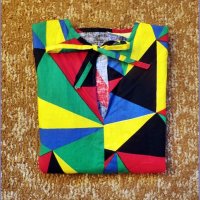 Пъстра блуза, снимка 4 - Блузи с дълъг ръкав и пуловери - 39155505