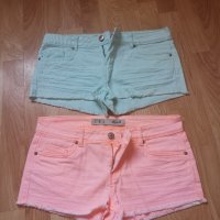 Къси панталонки в два цвята на DENIM, снимка 1 - Къси панталони и бермуди - 15097786