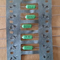 Прецизни резистори 5.62K 1% Tesla TR161, снимка 1 - Друга електроника - 38113578