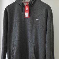 Slazenger SL OTH FLC - Мъжки суичър, тъмно сиво, размери - M и XL ., снимка 3 - Суичъри - 39543647