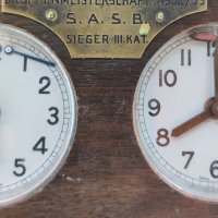 Шахматен швейцарски часовник стар, снимка 4 - Антикварни и старинни предмети - 39114315