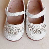 Бели Официални бебешки и детски обувки за Кръщене, снимка 6 - Бебешки обувки - 37684548