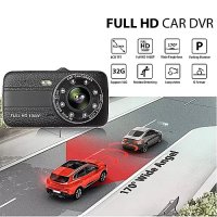 Видеорегистратор Full HD 1080P с нощно виждане, предна и задна камера за кола, снимка 6 - Аксесоари и консумативи - 42164271
