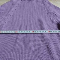 Лилав пуловер с поло на terranova , l size, снимка 2 - Блузи с дълъг ръкав и пуловери - 31177086