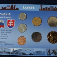 Словакия - Комплектна серия от 7 монети Колекционерство Монети, Книжни пари Монети, снимка 1 - Нумизматика и бонистика - 37782613