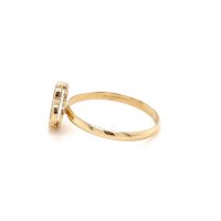Златен дамски пръстен 1,95гр. размер:56 14кр. проба:585 модел:21859-1, снимка 3 - Пръстени - 44201830