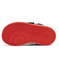 НАМАЛЕНИЕ!!!Бебешки спортни обувки ADIDAS Hoops Черно с червени ленти GZ7780, снимка 6 - Бебешки обувки - 34439120