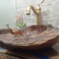Умивалник за баня мивка за баня ,дървена мивка, снимка 4 - Мивки - 36078166