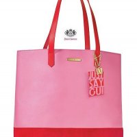 JUICY COUTURE-нова розова чанта-50 см. ширина х 34 см. височина, снимка 1 - Чанти - 29554767