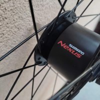 Продавам колела внос от Германия капла с динамо главина CTY TRK SHIMANO NEXUS 28 цола,, снимка 6 - Части за велосипеди - 39999783