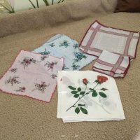 Подаръчни Луксозни кърпички с ръчно плетена дантела, снимка 2 - Други - 32200489