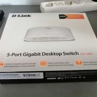 D-Link - 5-портов Гигабитов Неуправляем Десктоп Суич DGS-1005D, снимка 2 - Суичове - 36869985