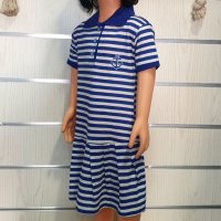 Нова детска моряшка рокля с якичка, 12-18 месеца, 6-7 години, снимка 6 - Детски рокли и поли - 30327180