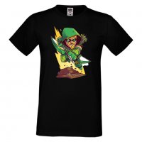 Мъжка тениска DC Green Arrow Star Wars Игра,Изненада,Подарък,Геймър, , снимка 3 - Тениски - 36800683