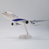 самолет Boeing 777-200 EL AL Israel Airlines 4X-ECC Pacmin - мащаб 1:100 (32 см.) пластмасов модел, снимка 2 - Колекции - 32110733