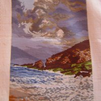 гоблен "Буря над рифа", снимка 1 - Гоблени - 37819639