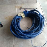 камбанки кабел за аудио звук за  усилвател за автомобил / буфер + захранващ кабел -цена15лв, моля БЕ, снимка 2 - Аксесоари и консумативи - 31373219