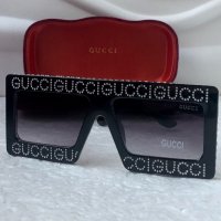 Gucci дамски слънчеви очила с камъни маска, снимка 6 - Слънчеви и диоптрични очила - 31091094