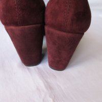 ЕСТЕСТВЕНА КОЖА на  VAGABOND цвят тъмно червен - бордо, снимка 7 - Дамски обувки на ток - 31024505
