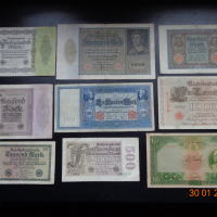 стари банкноти от  Германия , снимка 2 - Нумизматика и бонистика - 44631447