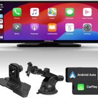 Нов HD Тъчскрийн Авто Дисплей - CarPlay, Android, Bluetooth, GPS за кола автомобил, снимка 1 - Друга електроника - 44396926