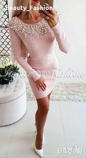 Дамски ежедневни рокли с дълъг ръкав, снимка 1