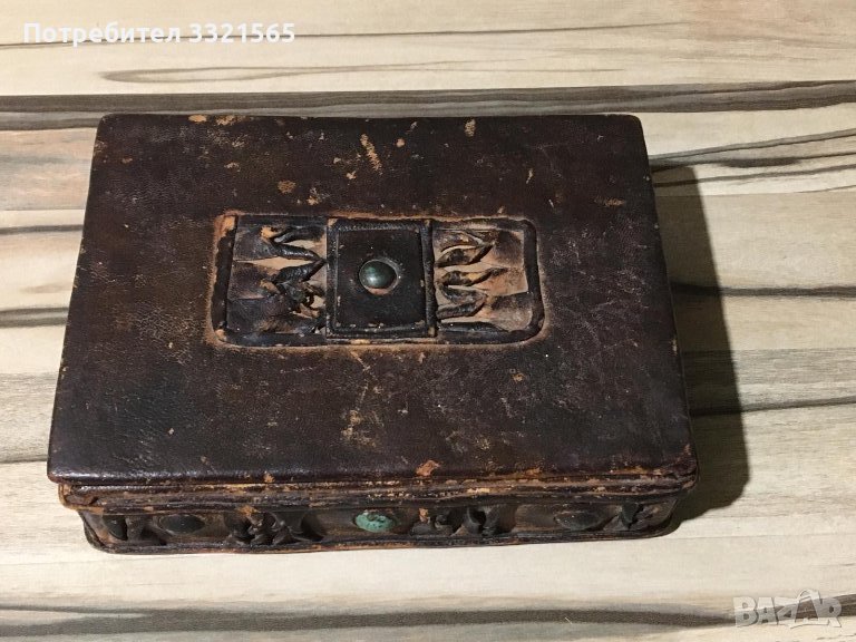 Кожена кутия от соца, снимка 1