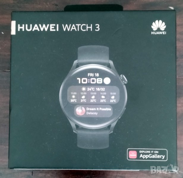 Huawei Watch 3 Lte black, снимка 1