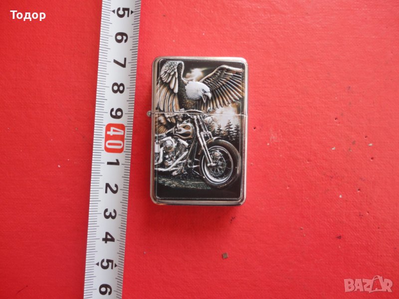 Бензинова запалка Мотор Рокер Орел, снимка 1