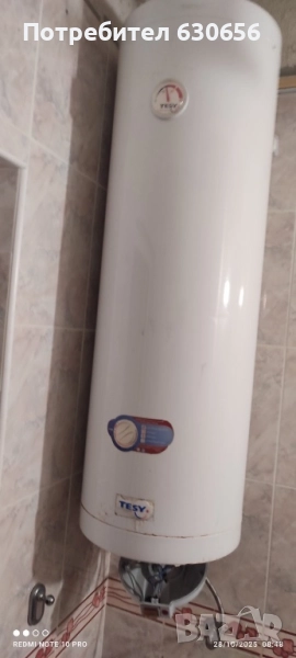 Бойлер Tesy 80 л, използван, вертикален, снимка 1
