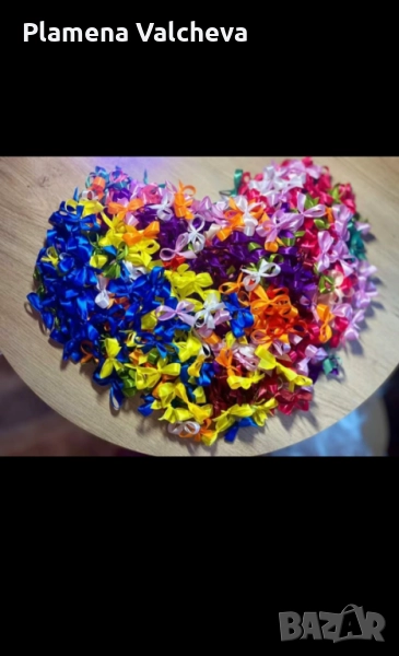 Ръчно изработени сатенени панделки, снимка 1