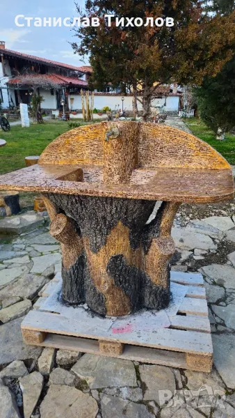 Градински чешми от щампован бетон, снимка 1