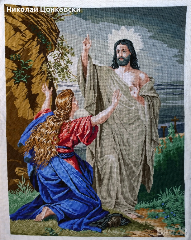 Гоблен „Възкресението“ 65х88 см, снимка 1
