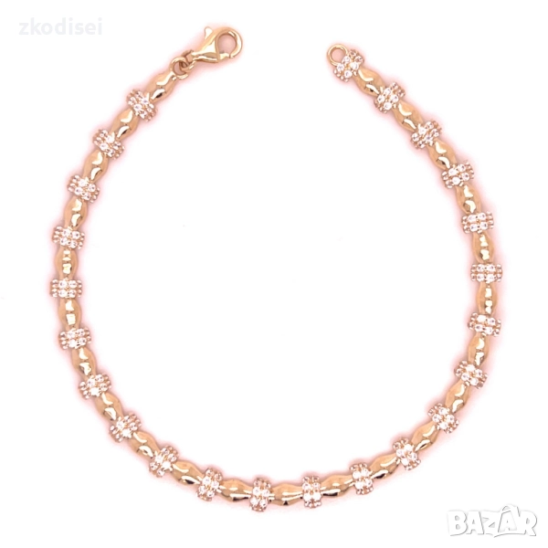 Златна дамска гривна 4,95гр.17,5см. 14кр. проба:585 модел:34489-5, снимка 1