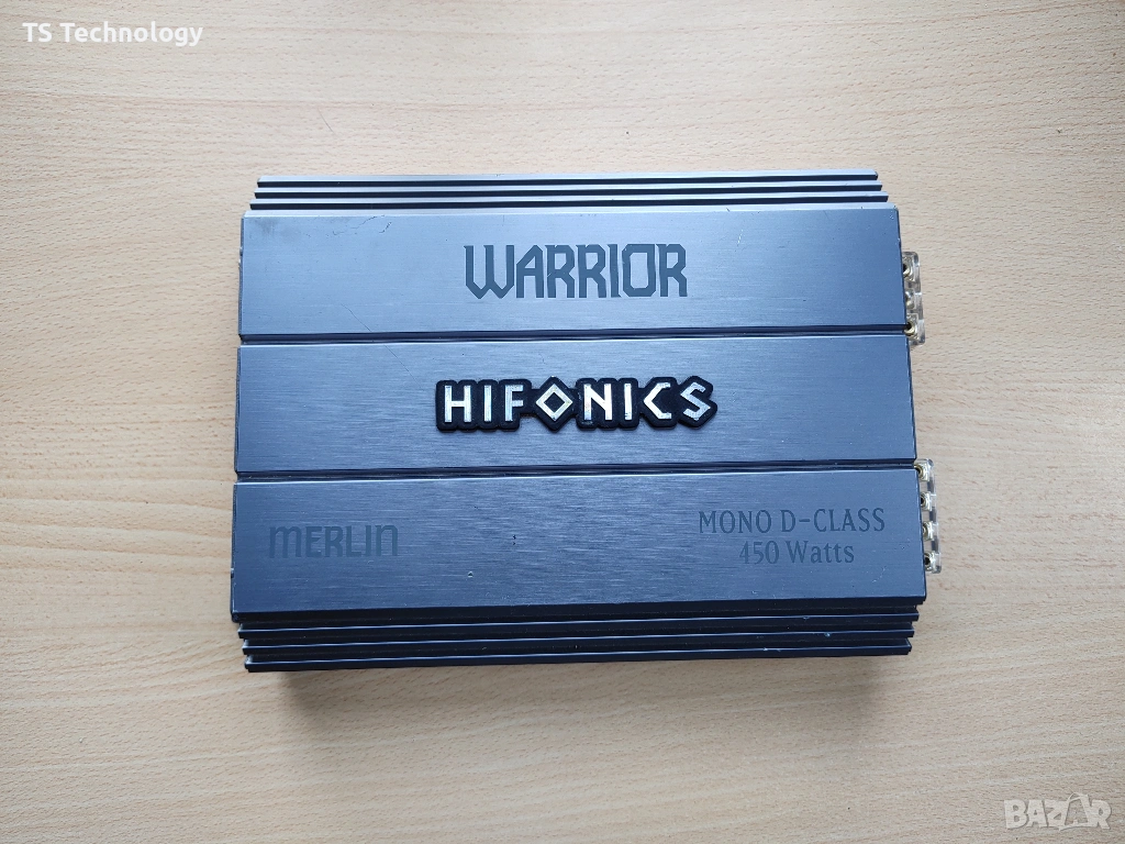 HIFONICS WARRIOR MERLIN MONO D-CLASS /моноблок/ автомобилен усилвател, снимка 1