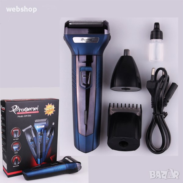 Самобръсначка , Машинка за подстригване и Тример 3 в 1 Geemy GM-566, снимка 1