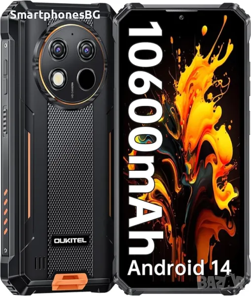Oukitel WP28 S 8GB RAM 128GB ROM с IP68 защита, 10600 mAh батерия, снимка 1