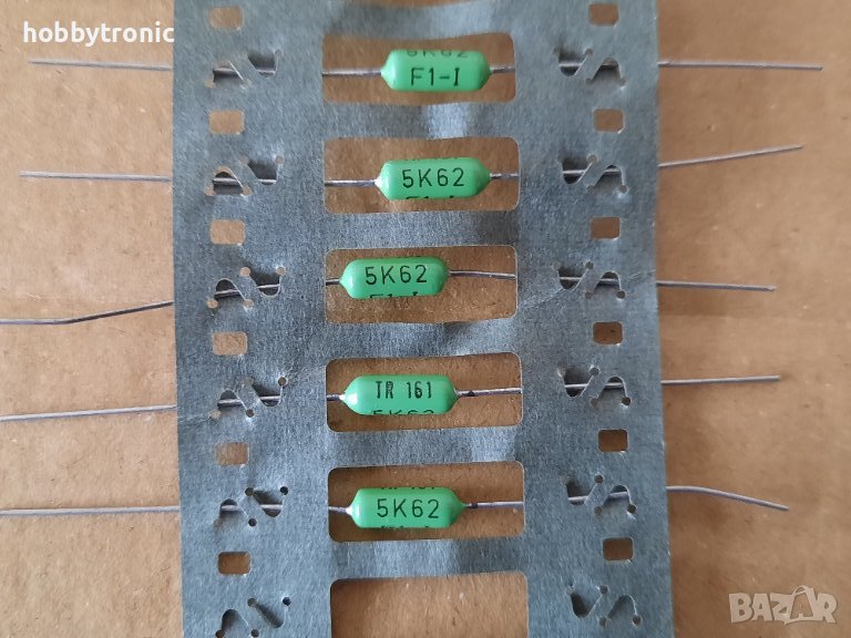 Прецизни резистори 5.62K 1% Tesla TR161, снимка 1