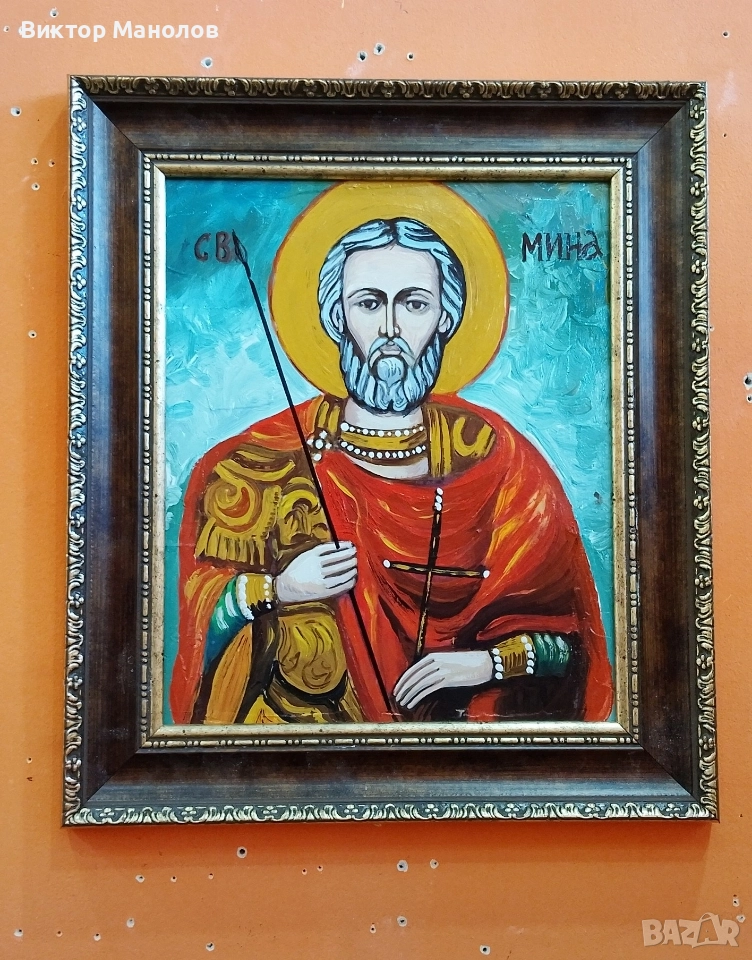 Рисувани икони 20/25см-60 € и 35/40см-75 € , снимка 1