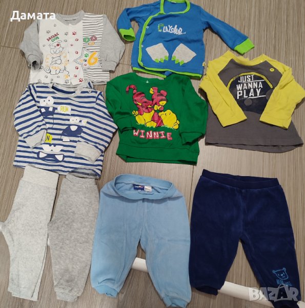 Сет с бебешки дрехи -комплекти с блузки и панталонки,шапки,терлички,елек,жилетки, снимка 1