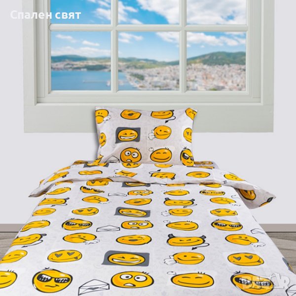 Памучен спален комплект РАНФОРС - 100% памук, снимка 1